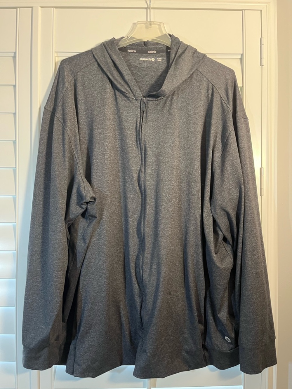 Dark Heather Gray Solaris Zip Hoodie
